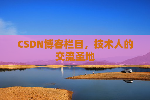 CSDN博客栏目，技术人的交流圣地